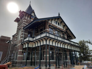 Monumentaal schilderwerk Verenigingsgebouw Hengelo